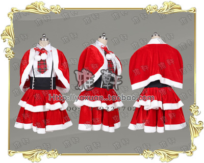 雅轩cosplay服装   AKB48圣诞服   新品