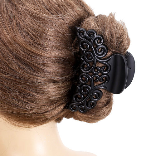 韩国简约塑料马尾中号发饰