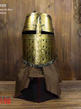 模型头盔摄影棚铁艺创意金属摆件