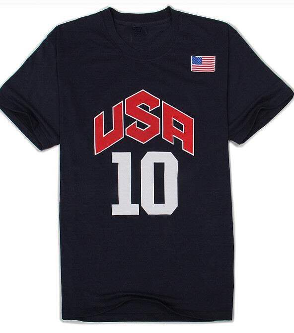 USA梦之队球衣科比t恤个性短袖球衣10号篮球训练服篮球衣