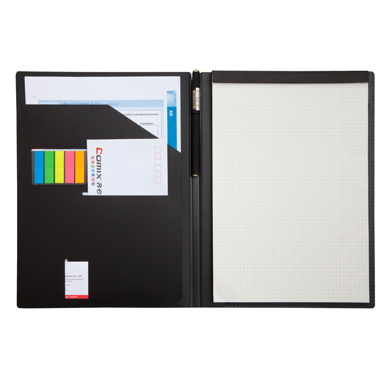 多功能管理册套装PP书写垫板夹文件夹资料夹板夹会议记事本笔记册