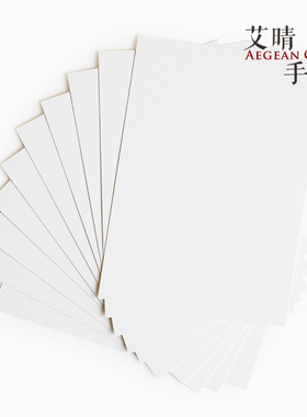 10.5x15cm空白明信片10张A6景区打卡集印章贺卡植物拓印漂漆手工