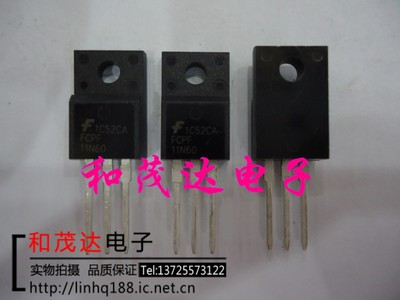 FCPF11N60 11N60 TO-220F   MOS场效应管 600V 11A  全新 可直拍