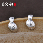 Shop original old silver Stud Earrings 925 women and white fungus nail girl Korea fashion silver jewelry handmade silver gifts