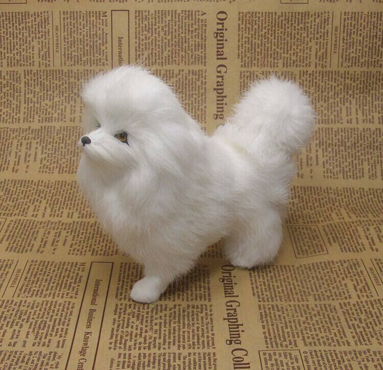 仿真贵妇犬 小站贵宾贵妇狗 家居摆件 摄影道具 仿真皮毛动物