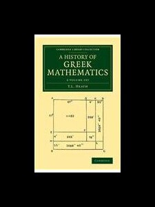 【预售】A History of Greek Mathematics 2 Volume Set