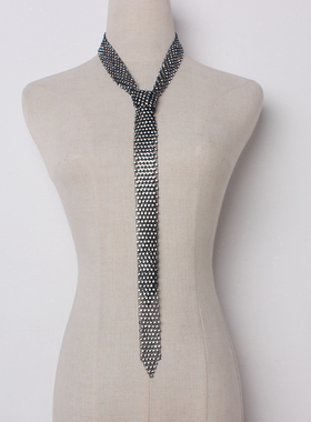 水钻丝巾项圈日韩风脖子饰品颈带