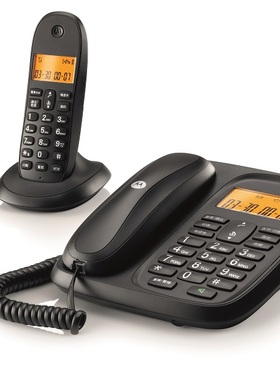 摩托罗拉CL101C 数字无绳电话机来电显示 办公子母机家用无线座机