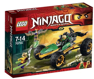 儿童益智LEGO 乐高 70755 幻影忍者 丛林冲锋车 积木玩具 款2015