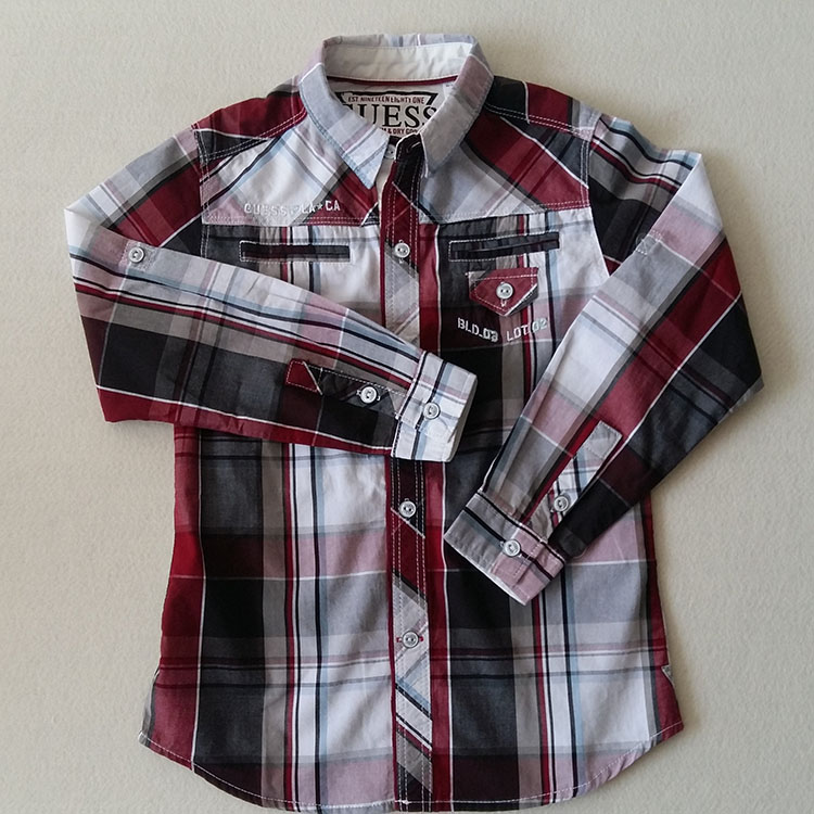 Chemise garcon à manche longue - Ref 2076550 Image 1