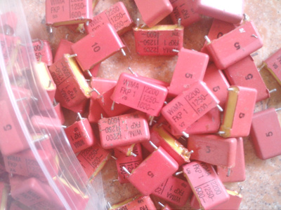 拆机威马 WIMA FKP1系列 1250V 0.0022UF 2200PF 发烧耦合薄膜电