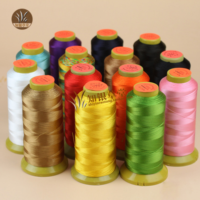 大红股股线diy金三鱼手工串珠