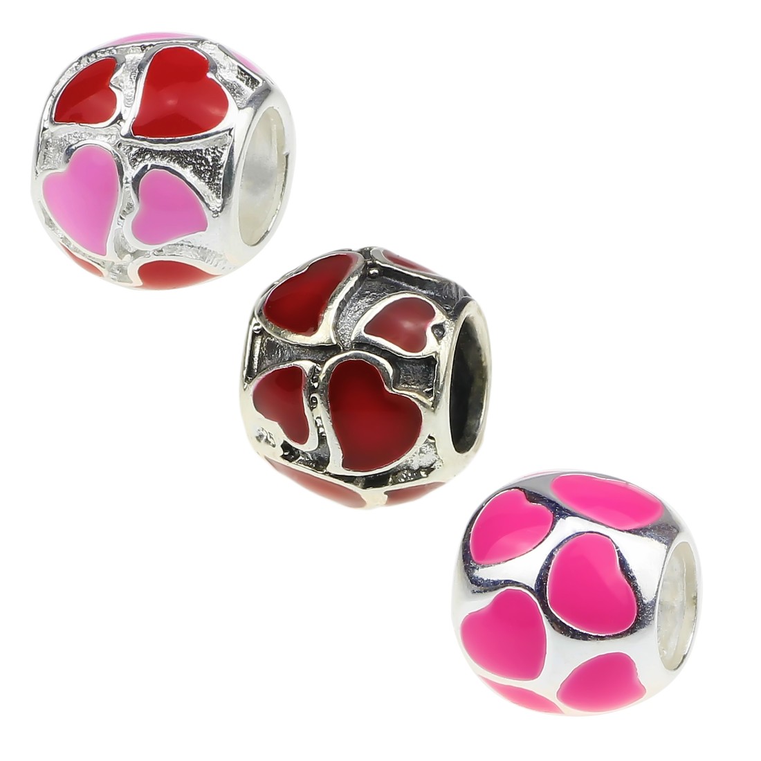 纯银滴油手链散珠