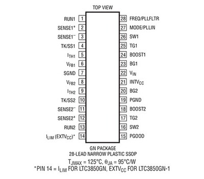 进口原装  LTC3850IGN-2 LTC3850GN-2 LTC3850-2 SSOP现货