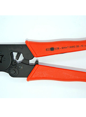 正品  YAC-8欧式精密端子四角压线钳 0.08-6MM 省力