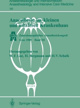 【预订】Anaesthesie Im Kleinen Und Mittleren...