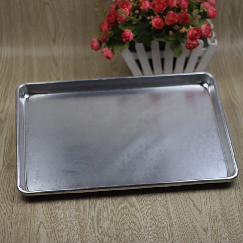 德立 烘焙模具 加厚合金长方形铝烤盘 烤箱长方盘 33*45cm