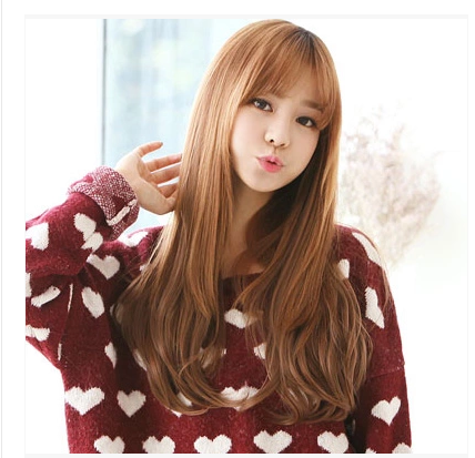 Perruque Long cheveux raides - Ref 2613887 Image 1