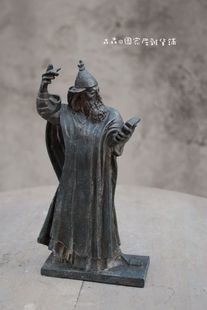 树脂仿铜欧式复古人像国王骑士古董人偶娃家居装饰品书房桌面摆件