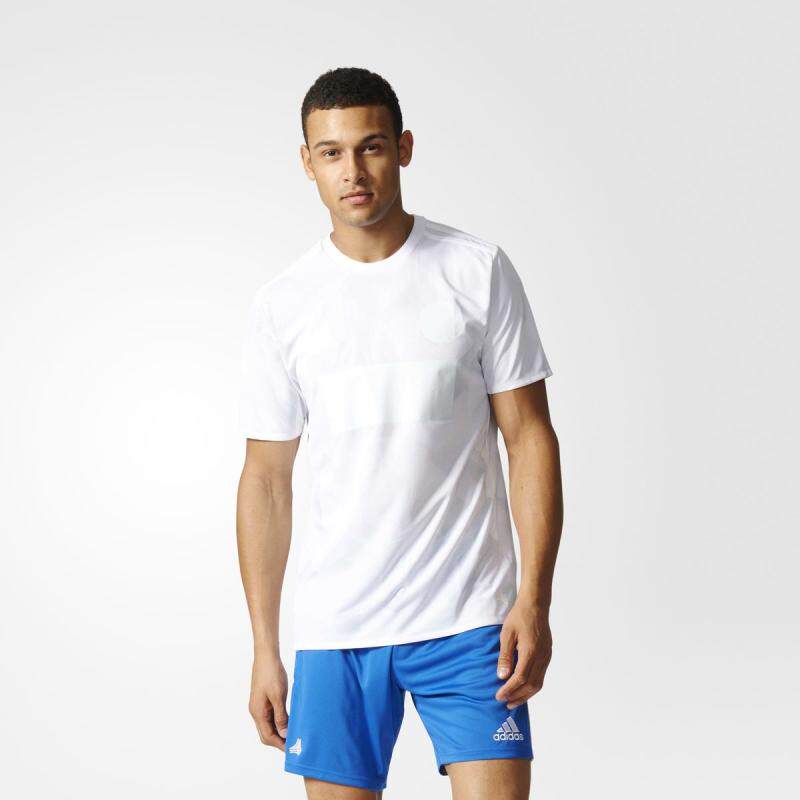 adidas/阿迪达斯t恤男短袖夏季纯色净版白色美国直邮bk3732