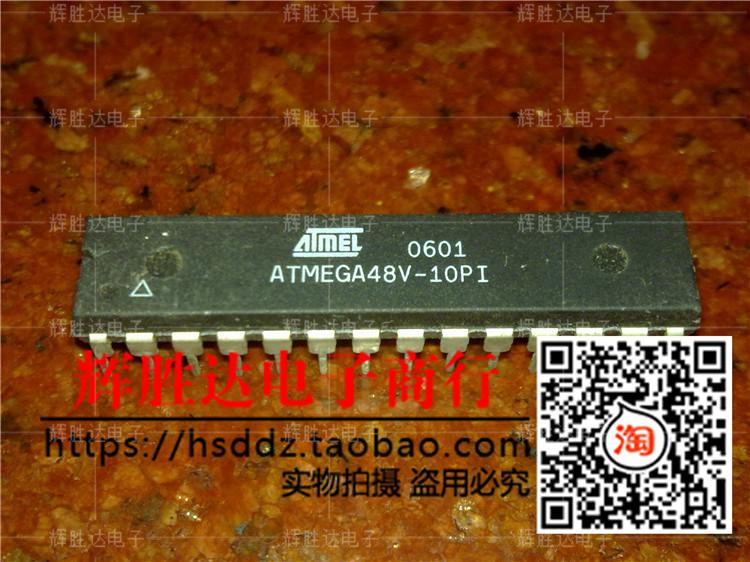 ATMEGA48V-10PI进口现货，系统内可编程闪存集成电路IC 批量供应