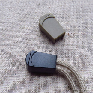 A056公母双头扣包具配件子母线尾夹绳头扣拉链尾扣AB扣 沙丘户外