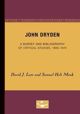 【预售】John Dryden