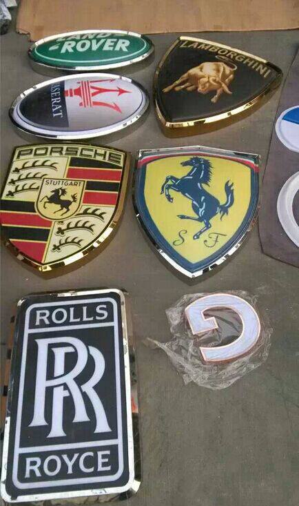 三维立体发光车标/奔驰宝马/4s店招牌/广告牌/304不锈钢汽车标志