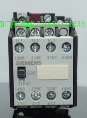 原装正品 西门子 接触器 22E 3TF41 22 -1X DC24V 3TF4111