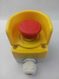 特价新品 带保护罩急停按钮盒 电梯井底坑底检修盒 开关 盒 按扭