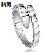 Does not fade! Korean fashion titanium steel men''s rings men''s domineering personality flashes Scorpion index finger ring jewelry accessory