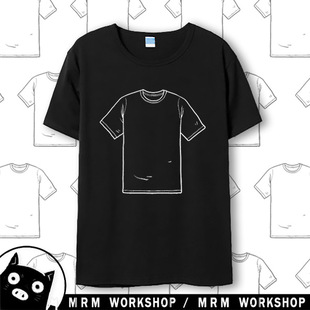 这是一件短袖 短袖上面还有一件短袖 原创意宽松纯棉T恤短袖