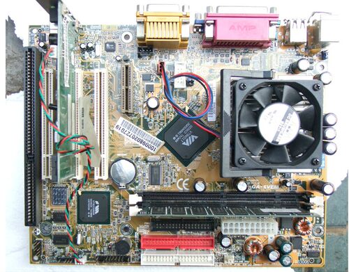 技嘉带槽主板送!工控机床cpu