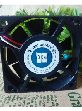 原装 JMC 6015 双滚珠风扇 0615-12MBTL 12V 0.12A 控温散热风扇