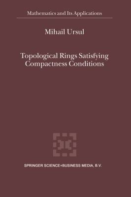 【预订】Topological Rings Satisfying Compact...