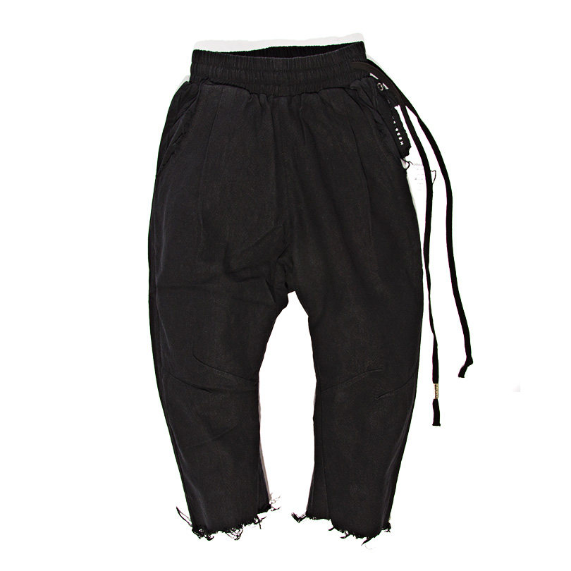 Formal agency MESSIER Tattered Mosaic vanguard number nine the soloist Nomadic Capris trousersin the Men's clothing, Casual pants  category - from Buy2taobao.com to provide professional Taobao agent buy service