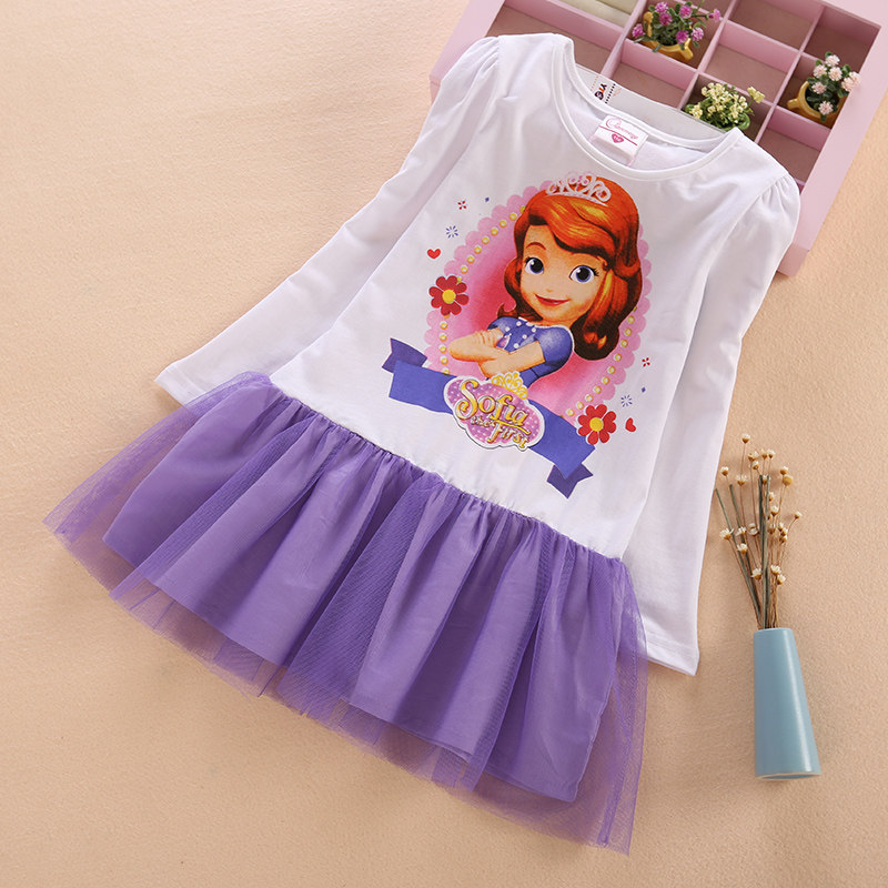 Robe enfant en mousseline de soie - Ref 2046370 Image 1