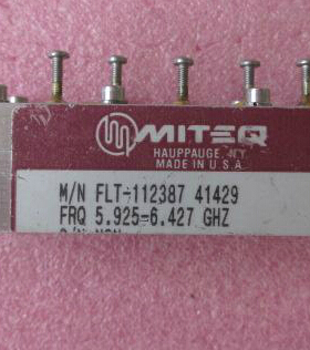 MITEQ FLT-112387-41429 5.925-6.427GHz SMA 射频同轴带通滤波器