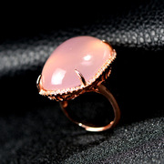 Thai gold-plated Crystal ring 925 Silver fashion jewelry, handmade creative new products