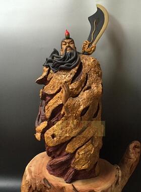 陶瓷石湾公仔风水武财神工艺品