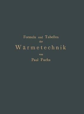 【预订】Formeln Und Tabellen Der Warmetechni...