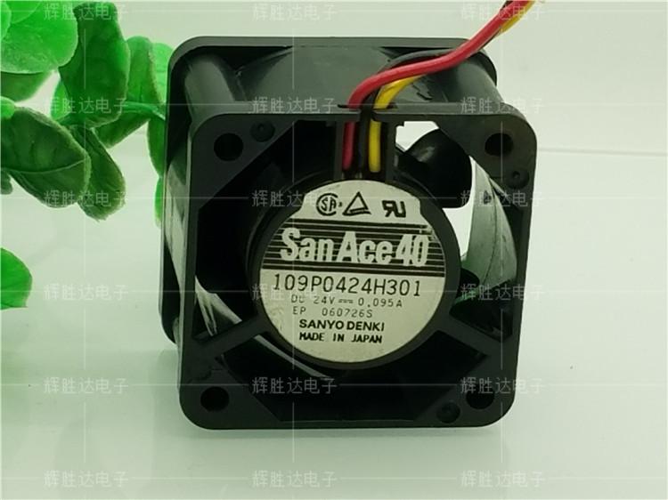 109P0424H301 原装日本三洋SANYO 40*40*28 24V 0.095A变频器风扇