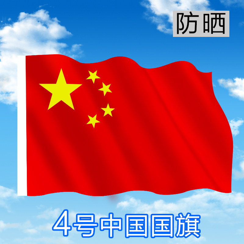 4号中国国旗 红旗彩旗旗子旗帜 各种规格都有现货