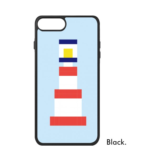 适用于iPhone夏日航海观望塔像素Xr手机壳max保护套678plus硅胶11