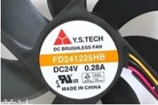 0.28A DC24V FD241225HB 全新原装 三线 山 12025 变频器风扇 元