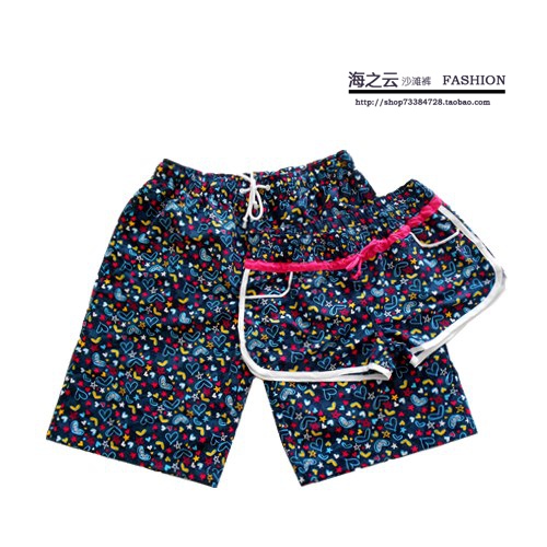 特价清仓roxy繁星情侣沙滩裤大码