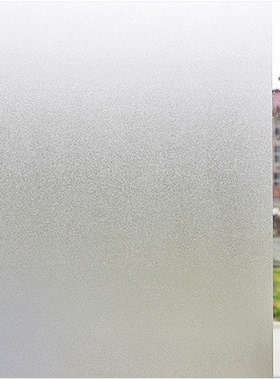 带胶纯磨砂玻璃贴膜不透明窗户贴膜办公室窗花卫生间玻璃贴纸浴室