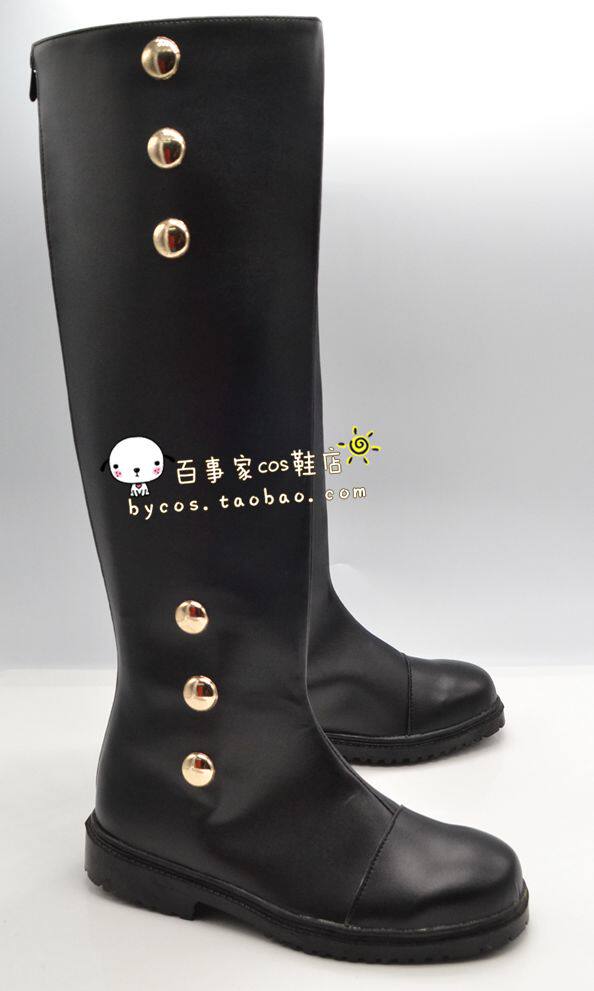 终结的炽天使 百夜米迦尔 费里德 巴特利 过膝长筒版 cos鞋 K15