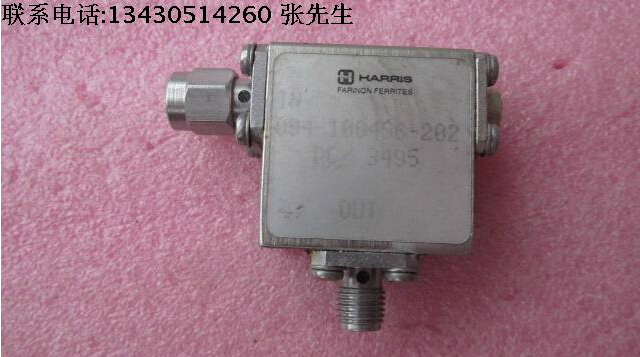 美国HARRLS进口 1.95-2.3GHz SMA RF 射频微波同轴隔离器 质量包好，包能用 可提供详细测试图 请放心购买 频率范围：1.95-2.3GHz 插损:＜0.5dB， 隔离度.:＞20dB， VSWR:＜1.35，SMA