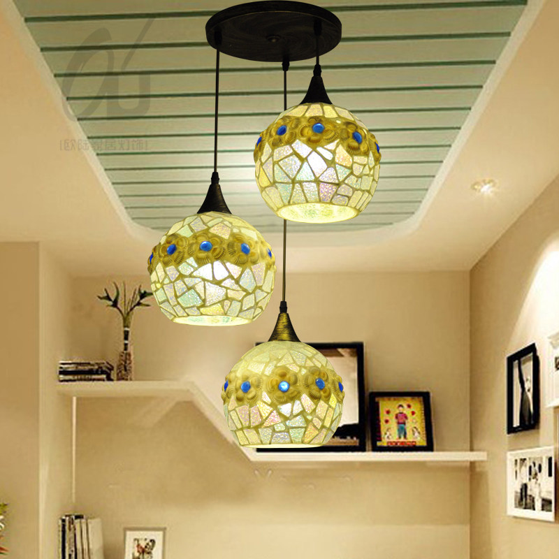 波西米亚餐厅个性吧台创意小吊灯